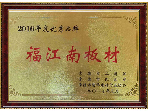 2016年度優(yōu)秀品牌